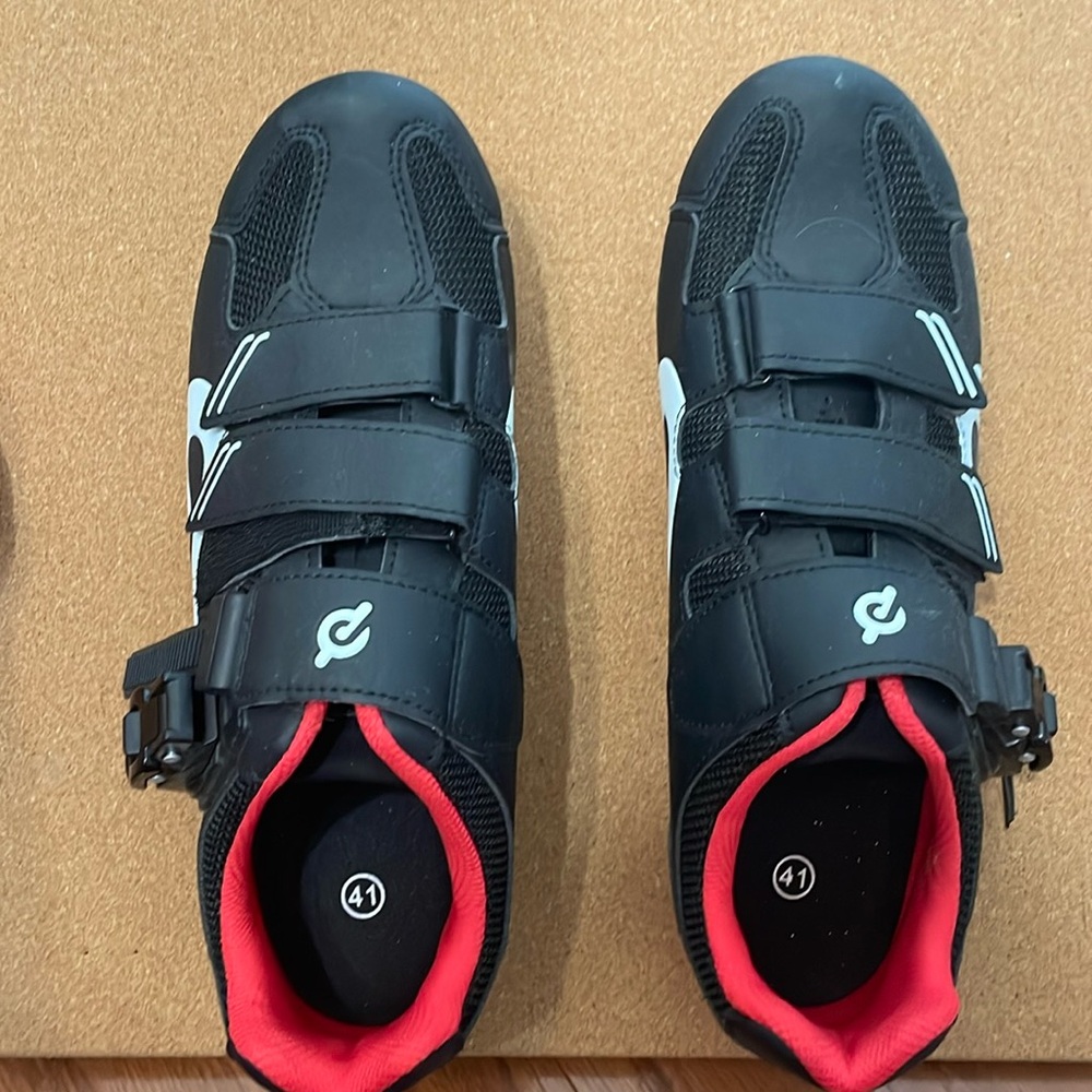 Peloton Black Cycling Shoes- good used condition